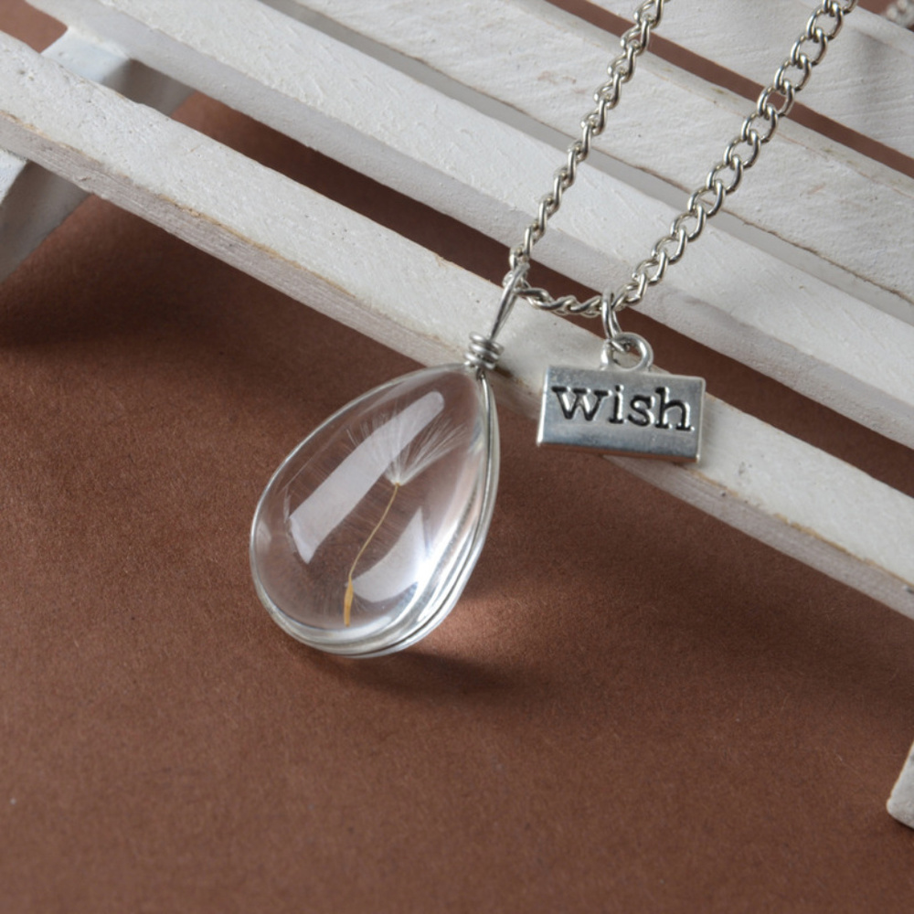 Wish Necklace Dandelion Seeds Necklace SOLD